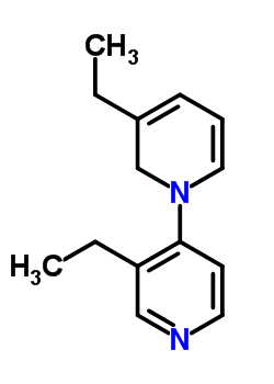 3-乙基-4-(3-乙基-2H-吡啶-1-基)吡啶结构式_76093-18-0结构式