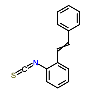 1-异硫代氰酰基-2-(2-苯基乙烯)-苯结构式_7612-95-5结构式