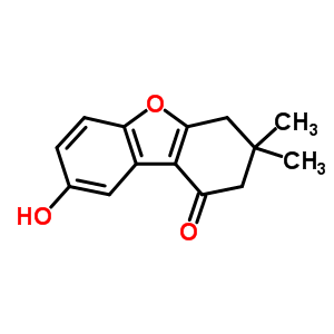 8-羟基-3,3-二甲基-2,4-二氢二苯并呋喃-1-酮结构式_76303-46-3结构式