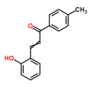 3-(2-羟基苯基)-1-(4-甲基苯基)-2-丙烯-1-酮结构式_7645-95-6结构式