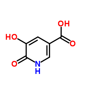 1,6-二氢-5-羟基-6-氧代-3-吡啶羧酸结构式_76470-35-4结构式