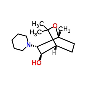 6-(1-哌啶基)-1,3,3-三甲基-2-噁双环(2.2.2)辛烷-5-醇结构式_76735-20-1结构式