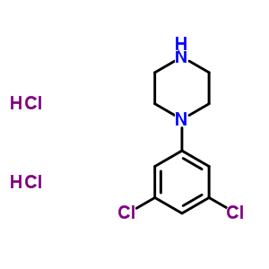 1-(3,5-二氯苯基)-哌嗪双盐酸盐结构式_76835-16-0结构式
