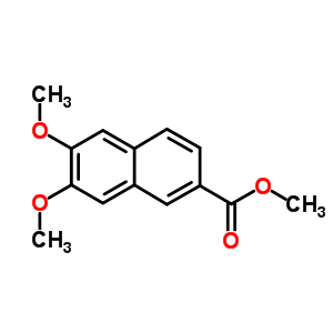 6,7-二甲氧基萘-2-羧酸甲酯结构式_76886-86-7结构式