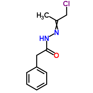 N-(1-氯丙烷-2-基氨基)-2-苯基-乙酰胺结构式_7696-86-8结构式