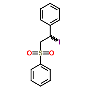 (2-碘-2-苯基-乙基)磺酰基苯结构式_77144-78-6结构式