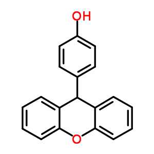 4-(9h-氧杂蒽-9-基)-苯酚结构式_77273-75-7结构式