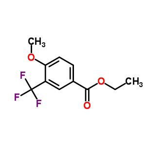 4-甲氧基-3-(三氟甲基)苯甲酸乙酯结构式_773138-37-7结构式