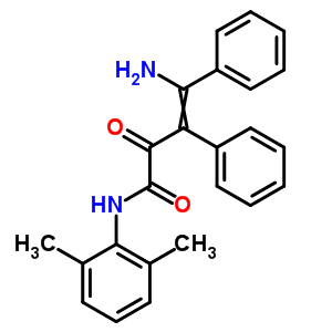 b-(氨基苯基亚甲基)-n-(2,6-二甲基苯基)-a-氧代-苯丙酰胺结构式_77356-70-8结构式