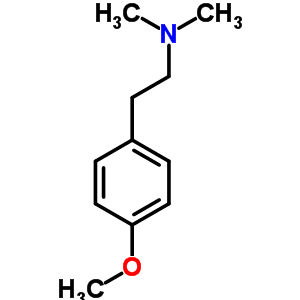 4-甲氧基-N,N-二甲基-苯乙胺结构式_775-33-7结构式