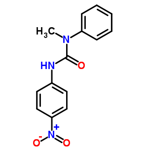 n-甲基-n-(4-硝基苯基)-n-苯基-脲结构式_77585-89-8结构式