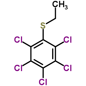 1,2,3,4,5-五氯-6-(乙基硫代)-苯结构式_77876-27-8结构式