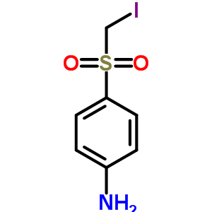 4-(碘甲基磺酰基)苯胺结构式_78021-44-0结构式