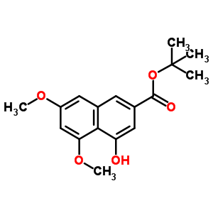 4-羟基-5,7-二甲氧基-2-萘羧酸 1,1-二甲基乙酯结构式_78395-60-5结构式