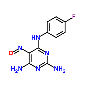 N4-(4-氟苯基)-5-亚硝基-嘧啶-2,4,6-三胺结构式_787-05-3结构式