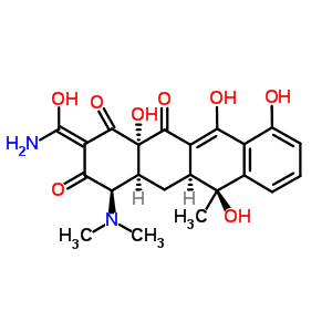 4-表四环素结构式_79-85-6结构式