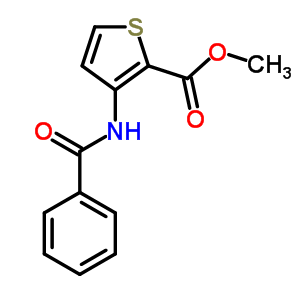 3-(苯甲酰基氨基)-2-噻吩羧酸甲酯结构式_79128-70-4结构式