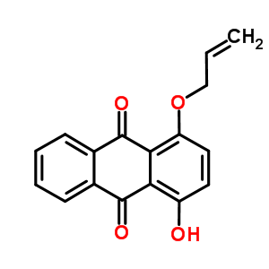 4-羟基-1-丙烯-2-氧基-蒽-9,10-二酮结构式_79207-99-1结构式