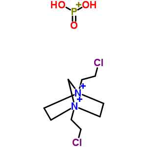 1,4-双(2-氯乙基)-1,4-二氮杂双环[2.2.1]庚烷结构式_79256-76-1结构式