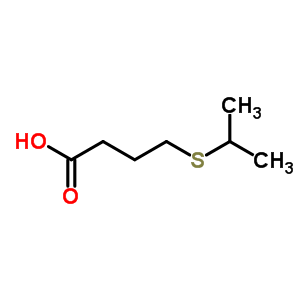 4-[(1-甲基乙基)硫代]-丁酸结构式_79313-54-5结构式
