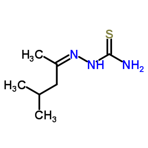2-(1,3-二甲基丁基)-肼硫代甲酰胺结构式_79317-52-5结构式 2-(1,3-二甲基丁基)-肼硫代甲酰胺结构式_79317-52-5结构式