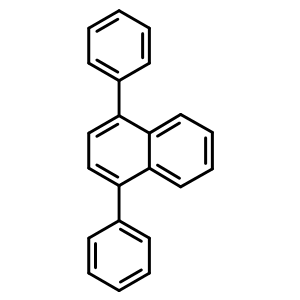 1,4-二苯基萘结构式_796-30-5结构式 1,4-二苯基萘结构式_796-30-5结构式