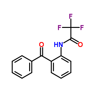N-(2-苯甲酰基苯基)-2,2,2-三氟-乙酰胺结构式_80007-97-2结构式