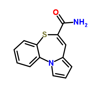吡咯并[2,1-d][1,5]苯并硫氮杂卓-6-羧酰胺结构式_80008-60-2结构式