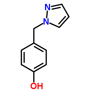 4-(1H-吡唑-1-甲基)苯酚结构式_80200-09-5结构式