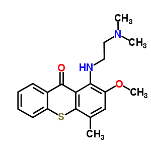 1-(2-二甲基氨基乙基氨基)-2-甲氧基-4-甲基-噻吨-9-酮结构式_80568-48-5结构式