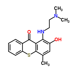 1-(2-二甲基氨基乙基氨基)-2-羟基-4-甲基-噻吨-9-酮结构式_80568-58-7结构式