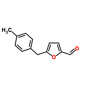 5-(4-甲基苄基)-2-糠醛结构式_80733-54-6结构式