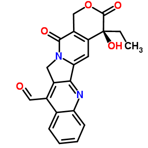 (S)-11-formy-4-乙基-4-羟基-1,12-二氢-4H-2-噁-6,12a-二氮杂-二苯并b,h芴-3,13-二酮结构式_80758-83-4结构式