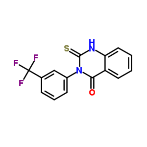 2,3-二氢-2-硫氧代-3-[3-(三氟甲基)苯基]-4(1H)-喹唑啉酮结构式_81066-86-6结构式