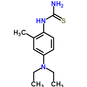 N-4-(二乙基氨基)-2-甲基苯基硫脲结构式_810662-59-0结构式