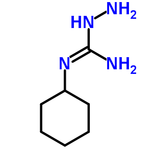 n-环己基-肼羧酰胺结构式_81067-81-4结构式