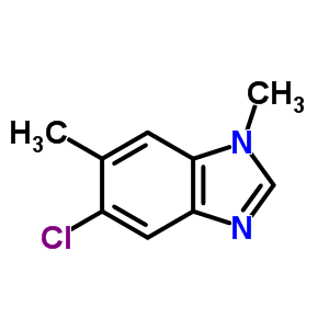 (9ci)-5-氯-1,6-二甲基-1H-苯并咪唑结构式_81449-99-2结构式