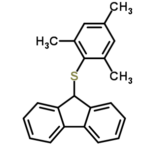 9-[(2,4,6-三甲基苯基)硫代]-9H-芴结构式_81536-13-2结构式