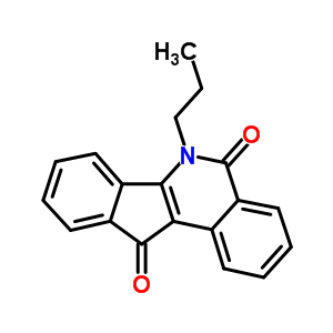 6-丙基-5H-茚并[1,2-c]异喹啉-5,11(6h)-二酮结构式_81721-74-6结构式