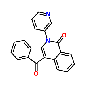 6-(3-吡啶)-5H-茚并[1,2-c]异喹啉-5,11(6H)-二酮结构式_81721-83-7结构式