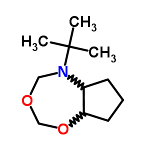 5-叔丁基六氢-4H-环戊并[f][1,3,5]二噁氮杂卓结构式_81795-61-1结构式