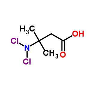 3-(二氯氨基)-3-甲基丁酸结构式_82224-85-9结构式