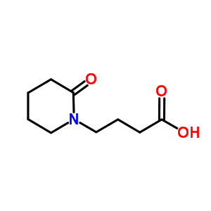 4-(2-氧代哌啶-1-基)丁酸结构式_82360-26-7结构式