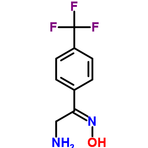 2-氨基-1-[4-(三氟甲基)苯基]-乙酮肟结构式_82585-42-0结构式