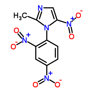 1-(2,4-二硝基苯基)-2-甲基-5-硝基-咪唑结构式_82603-41-6结构式