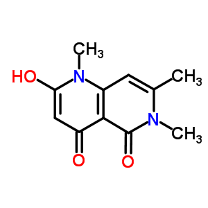 2-羟基-1,6,7-三甲基-1,6-萘啶-4,5-二酮结构式_82616-40-8结构式