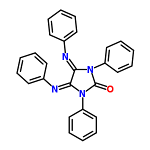 1,3-二苯基-4,5-双(苯基亚氨基)-2-咪唑啉酮结构式_82627-57-4结构式