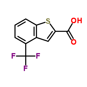 4-(三氟甲基)苯并[b]噻吩-2-羧酸结构式_826995-55-5结构式