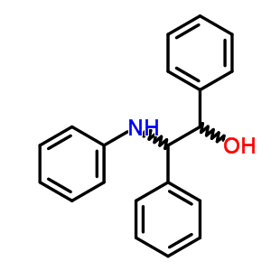 a-苯基-b-(苯基氨基)-苯乙醇结构式_82940-37-2结构式
