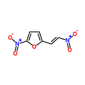2-硝基-5-(2-硝基乙烯)-呋喃结构式_830-07-9结构式